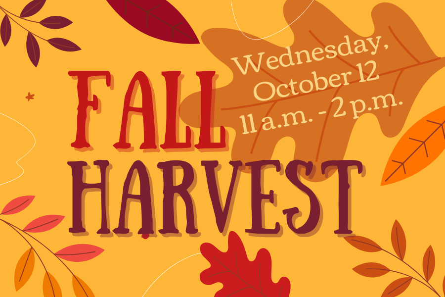 Visit fall harvest October 13th.  