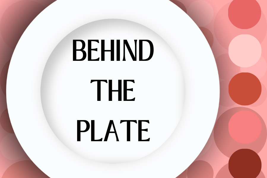 Image depicting our Behind the Plate sign in red and white colors. Click on the image to open the link to the special event webpage.