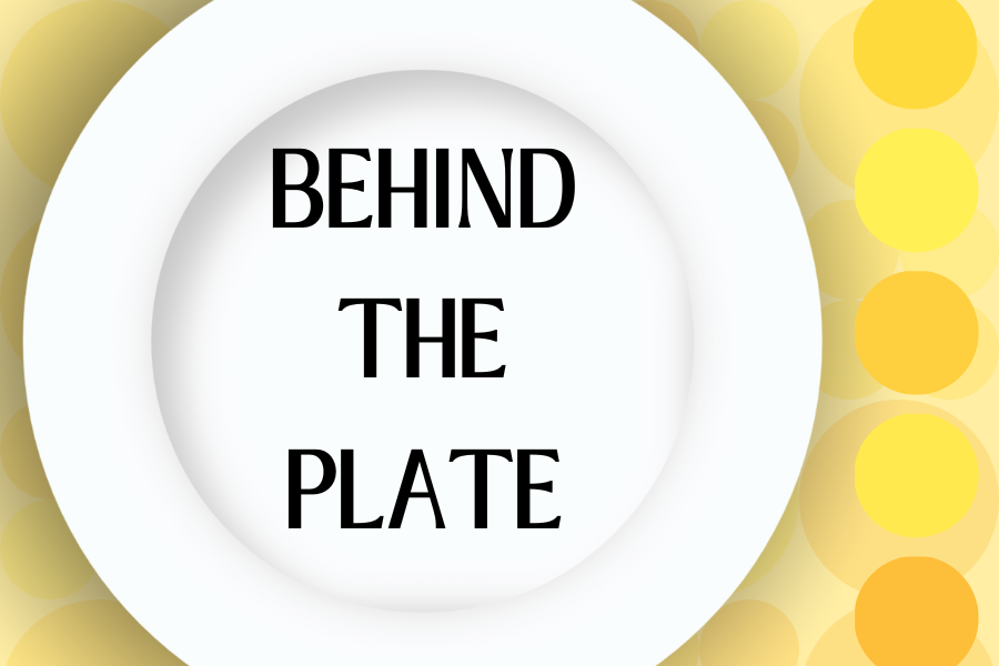 Image depicting our Behind the Plate sign in yellow and white colors. Click on the image to open the link to the special event webpage. 
