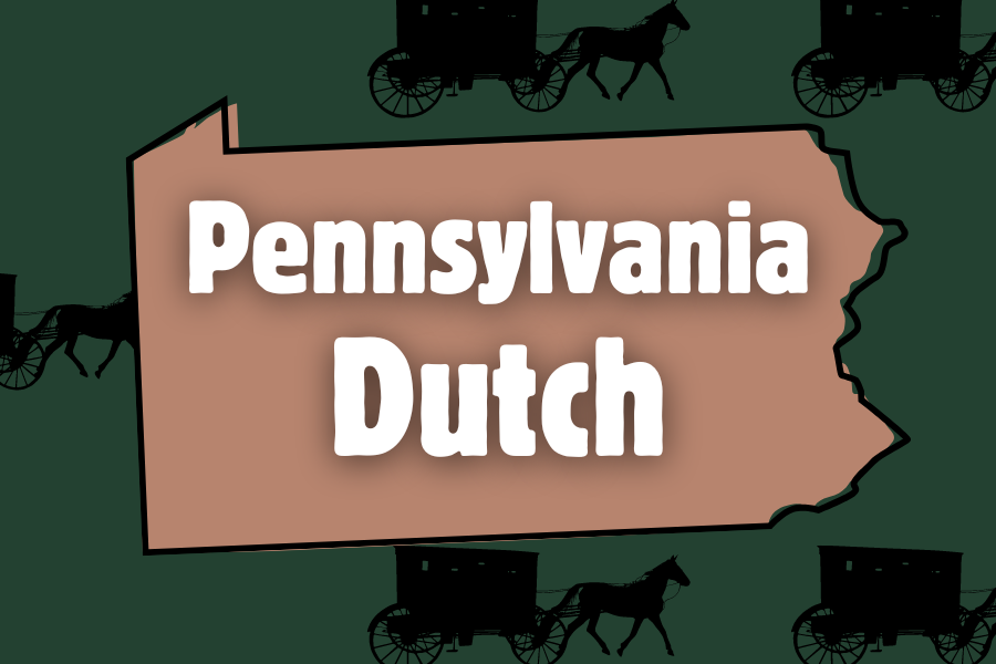 Image depicting our Pennsylvania Dutch signage in green and brown colors. Click on the image to open the link to our special event page.