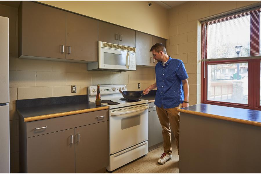 suite style with kitchen and student
