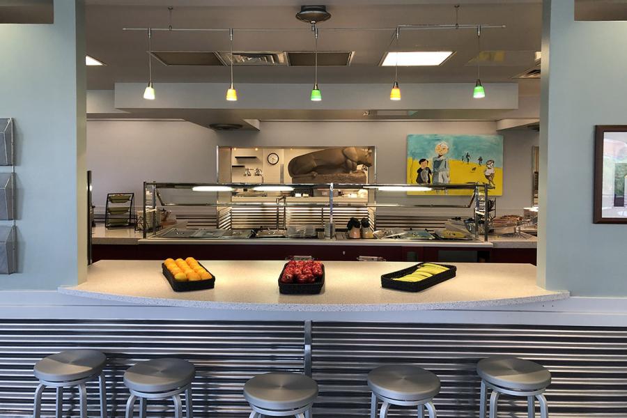 Northside Buffet Counter with Stools