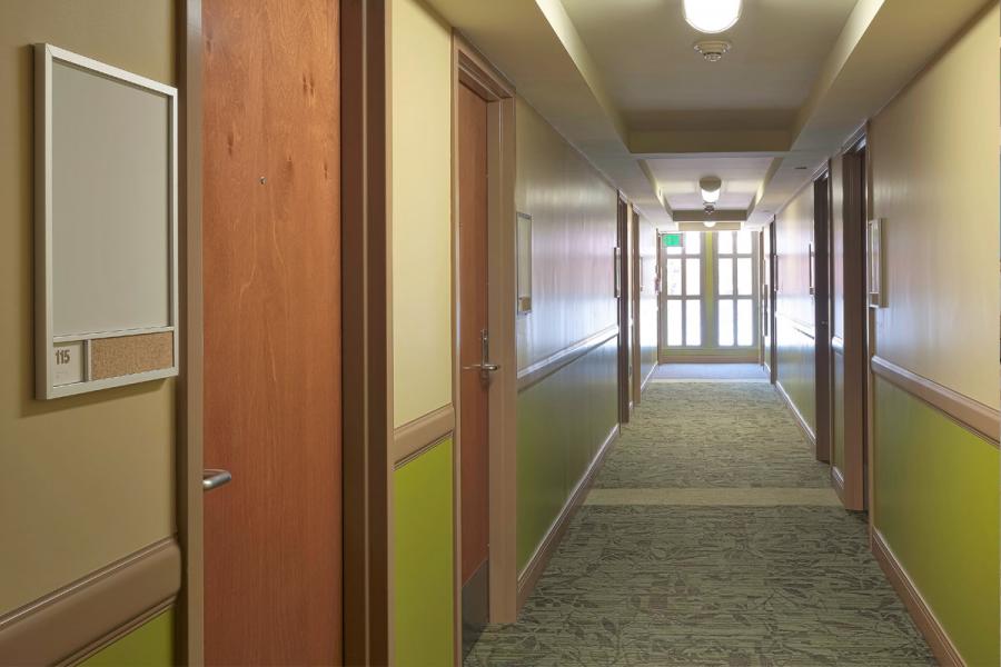 south renovated hallway