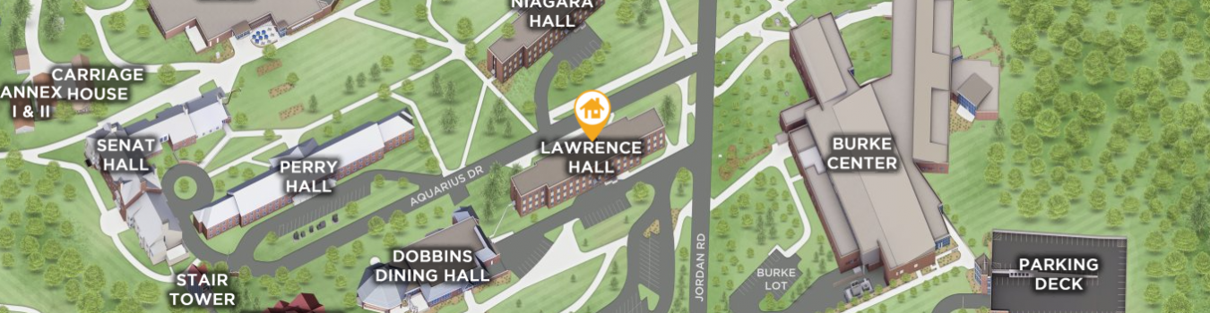 Open interactive map centered on Lawrence Hall in a new tab