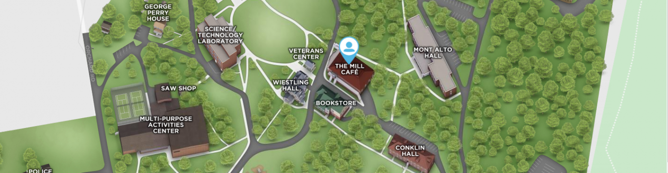Open interactive map centered on The Mill Cafe in a new tab