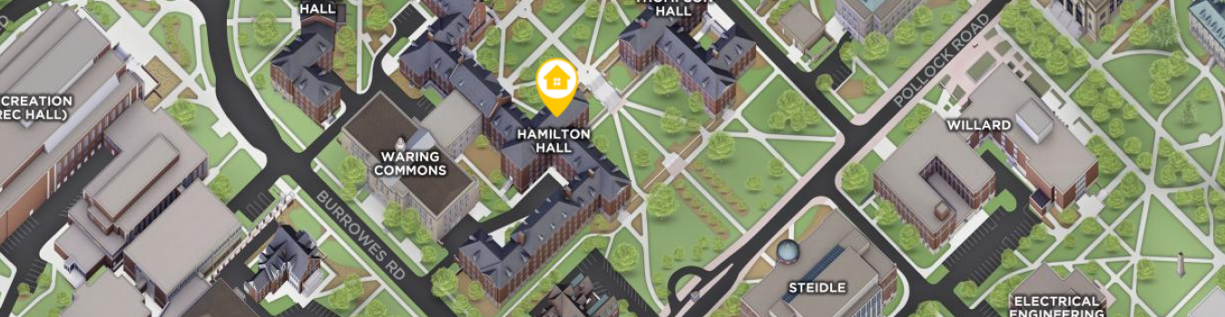 Open interactive map centered on Hamilton Hall in a new tab