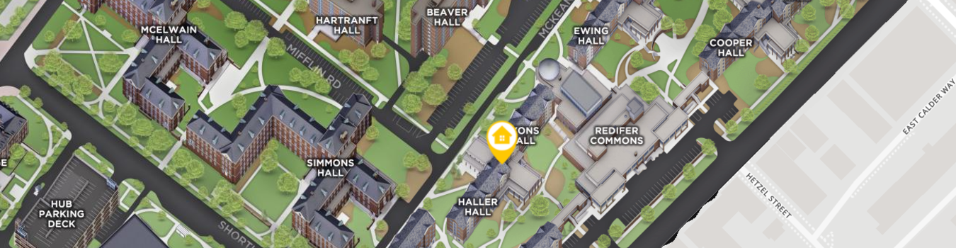 Open interactive map centered on Lyons Hall in a new tab