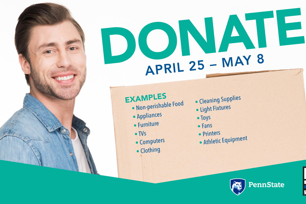 Donate unwanted items to Goodwill