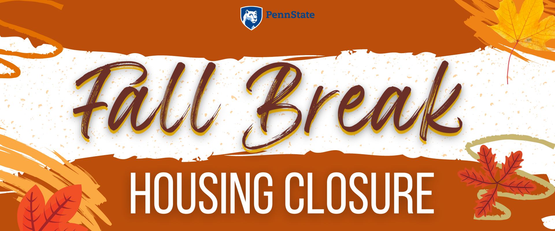 fall break housing closure