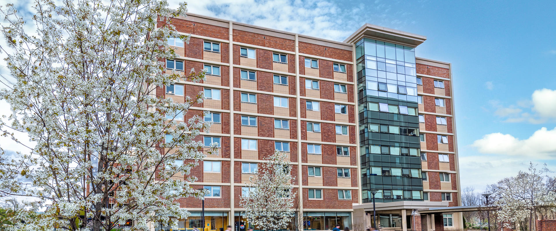 Exterior of Packer Hall at East Commons